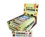 ჩიკალაბის პროტეინის ბარი, რძიანი შოკოლადის ასორტი, 12 ცალიანი შეფუთვა
